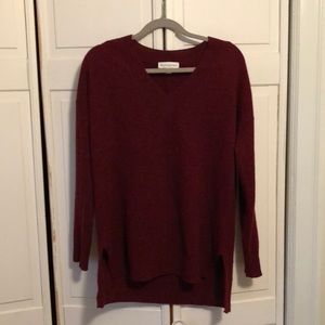 White. + Warren 100% cashmere sweater